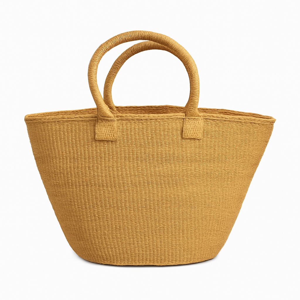 Natural Woven Beach Tote – Eco-Friendly Summer Bag